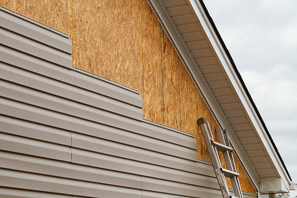 Professional Siding Inspection technician working in Moscow, PA